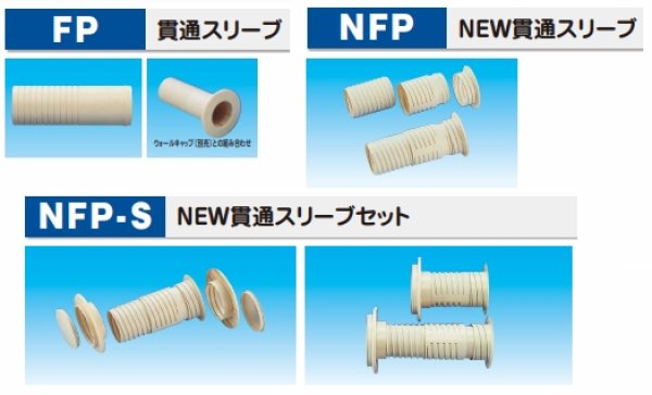 因幡電工 貫通スリーブ 品番:FP-65N 業務用 新品 小物送料対象商品