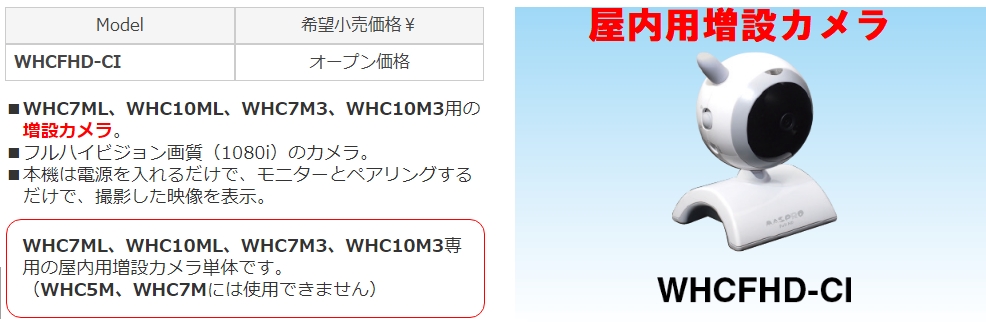 モニター＆ワイヤレスHDカメラセット マスプロ ※在庫限り品 No.20301 19101 I-01 L-01 -☆ - DENSYO SHOP